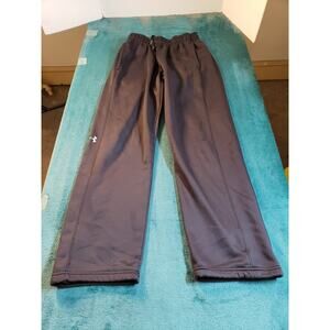 Under Armour Coldgear Sweat Pants Size medium Mens Black Drawstring Logo Running